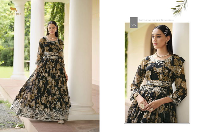 Senhora Kesha Anarkali Wedding Wear Gown Catalog
